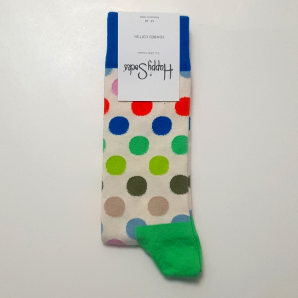 Happy Socks Men Socks EU 41-46, US 8 - 12 Brand New Combed Cotton Hard #13 - Picture 3 of 4